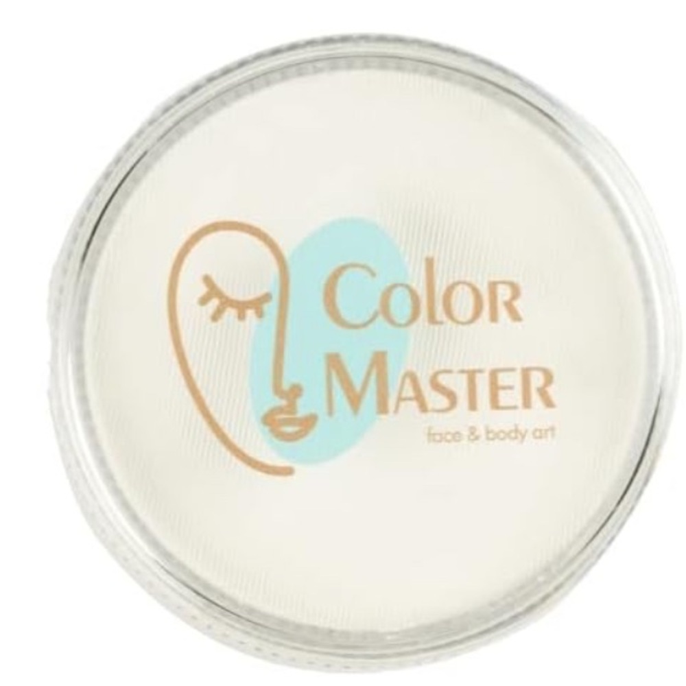 White Color Master Face Paint Halloween Art